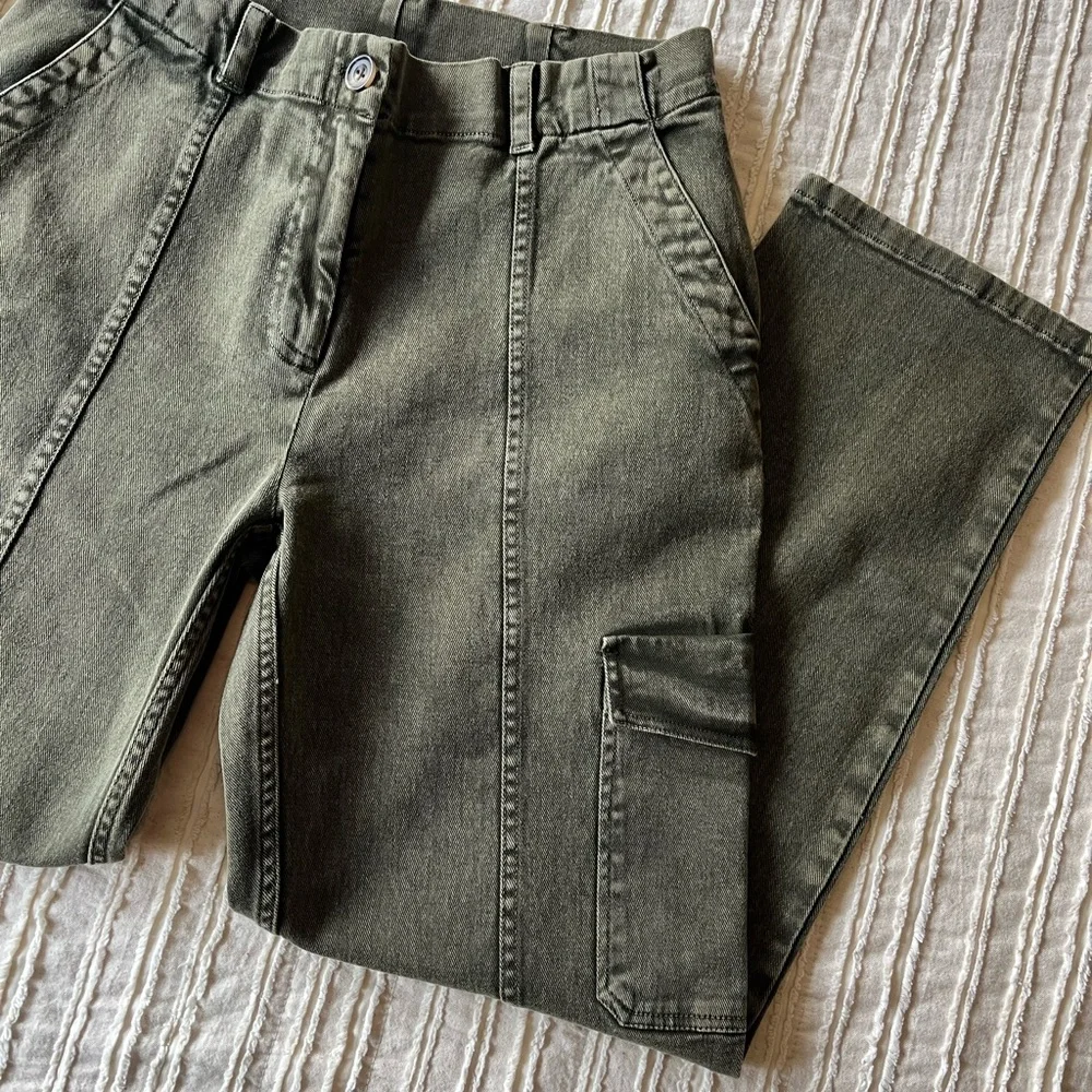 Treasure & Bond Stretch Cotton Cargo Pants - Picture 3 of 7